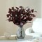 12-Pack 20" Artificial Eucalyptus Stems – Silk & Plastic Faux Greenery with Leaves and Berries for Wedding, Party, Home Décor, Centerpieces, and Floral Arrangements (Burgundy)